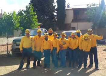 Reconocen  a la valiente Brigada de CONAFOR Cananea