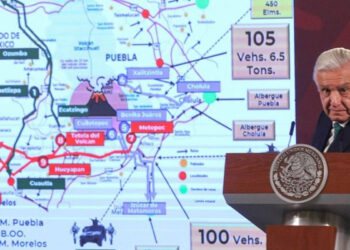 Destaca López Obrador operativo y vigilancia por actividad volcánica del Popocatépetl