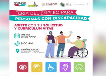 Invita Dif Cajeme A Feria Del Empleo para Personas Con Discapacidad