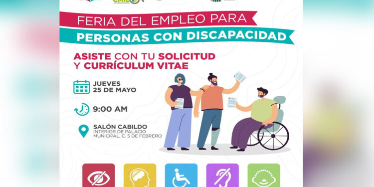 Invita Dif Cajeme A Feria Del Empleo para Personas Con Discapacidad