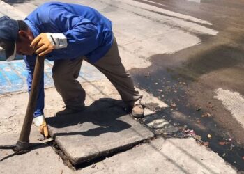 Concluyen trabajos de limpieza en la red de la Nicólas Bravo.