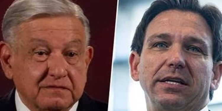 López Obrador pide a hispanos no votar por Ron DeSantis en EU