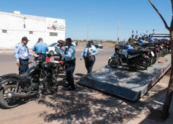 Trabaja SSPM en operativos para prevención de accidentes en motocicletas