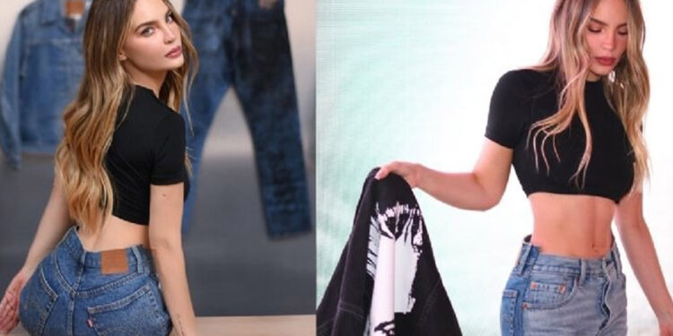 Belinda tiene el jean denim más top de la primavera