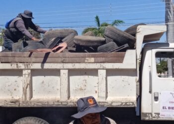 Sacan navojoenses de sus patios otra 11 tonaladas de cacharros