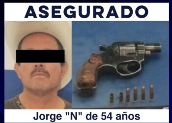 Asegura Policía Estatal a persona armada en Cajeme