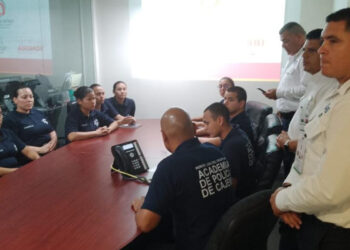 Capacitan a cadetes de la academia de policía municipal en el C5i