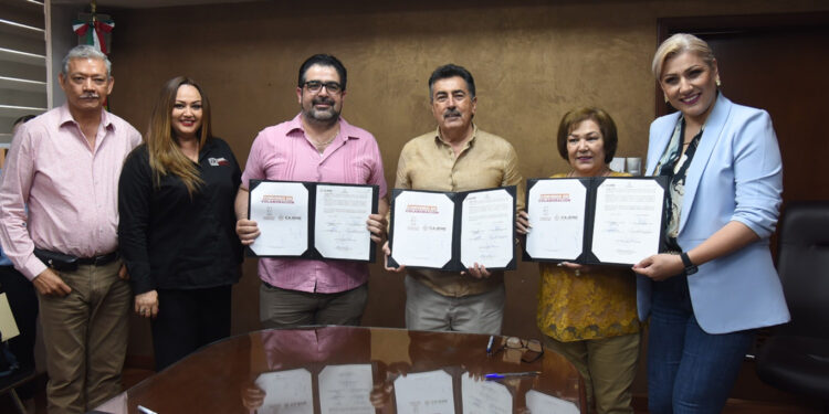Firman Convenio De Colaboración Ayuntamiento De Cajeme e ICATSON