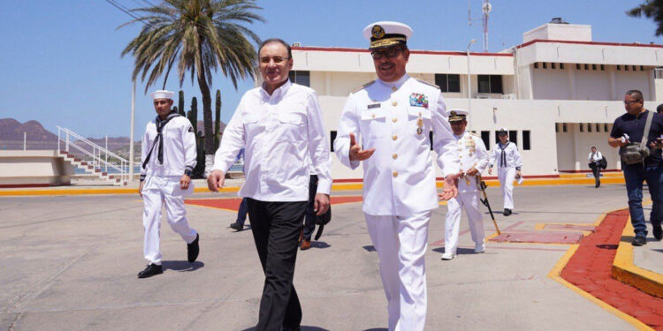 Trabajo conjunto entre Semar y Gobierno de Sonora beneficia al desarrollo del estado: Alfonso Durazo