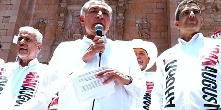 Se compromete Adán Augusto López a vencer la inseguridad en Zacatecas