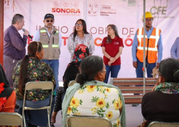 Inician Gobierno de Sonora y CFE construcción de obra de electrificación en la comunidad de Desemboque de los Seris