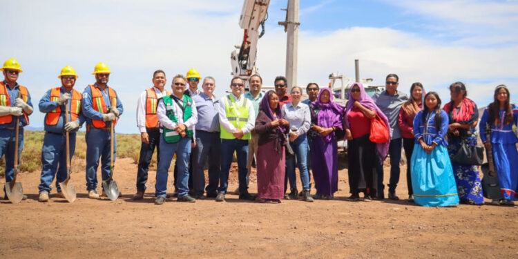 Arranca inicio de proyecto de electrificación por parte de Gobierno de Sonora y CFE en Punta Chueca