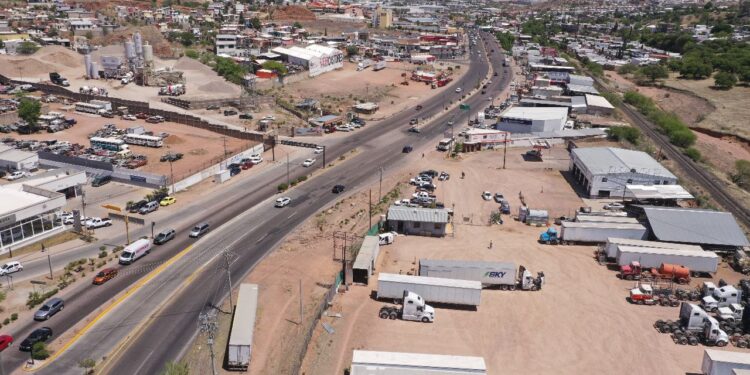 Piden manejar con precaución a la entrada Sur de Nogales