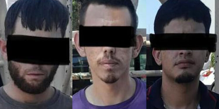 Aseguran Sedena y Policía Estatal a tres hombres con armas y sustancias prohibidas en Cajeme