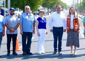 Cumple Toño Astiazarán con la rehabilitación de la calle Francisco Salazar