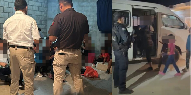 Rescatan Policía Estatal, INM y Sedena a migrantes en General Plutarco Elías Calles