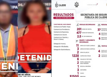 Resultados de trabajo de la sspm contra la delincuencia