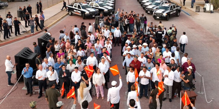 Robustece Gobernador estado de fuerza en Sonora con entrega de más de 130 patrullas