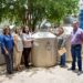 Se logra con participación social entrega de más tinacos.