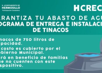 Tienen familias hasta el 16 de junio para inscribirse al programa de tinacos gratuitos
