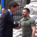 Trudeau visita a Zelenski; reitera apoyo moral y militar de Canadá a Ucrania