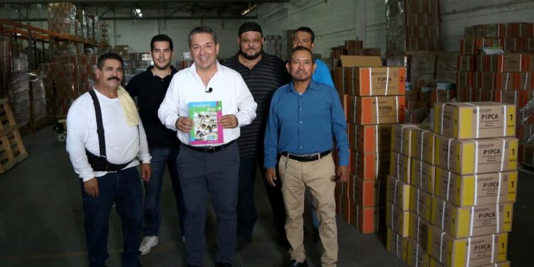 Inicia Gobierno de Sonora distribución de más de tres millones de libros de texto gratuitos
