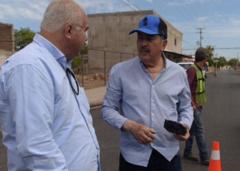 Supervisa Lamarque Cano Avance En Obras De Pavimentación Y Cruceros Con Concreto Hidráulico