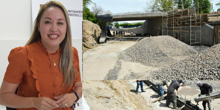 Presenta 30 por ciento de avance nuevo paso a desnivel de bulevar Luis Encinas