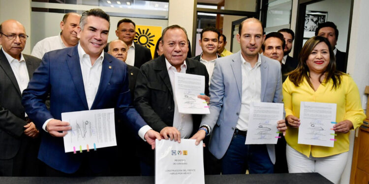 Alejandro Moreno celebra la decisión del INE de aprobar el registro del frente amplio por méxico