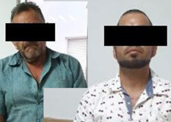 Policía Estatal detiene a dos hombres y asegura armas y droga en San Luis Río Colorado.