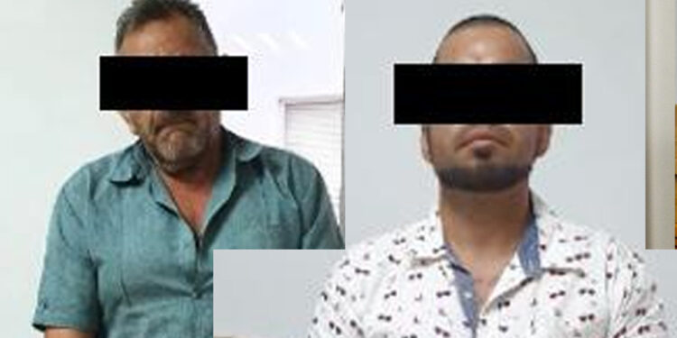 Policía Estatal detiene a dos hombres y asegura armas y droga en San Luis Río Colorado.
