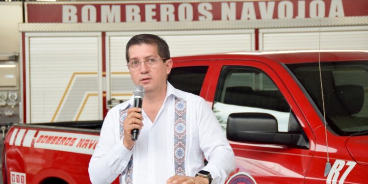 Recibe bomberos Navojoa equipo de rescate de tecnología de primera generación