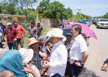 Llegan apoyos a familias afectadas por lluvia en Comisaría de Bacabachi