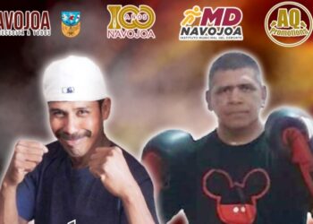 Exhibición de “Maizoro” Álvarez y “Espagueti” Yocupicio en función “Talento del Mayo”