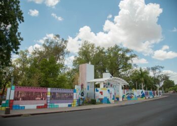 Concluyen trabajos de limpieza en parque infantil Ostimuri