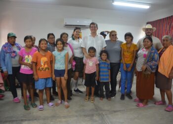Visita alcalde de Navojoa poblados de la comisaría de Bacabachi