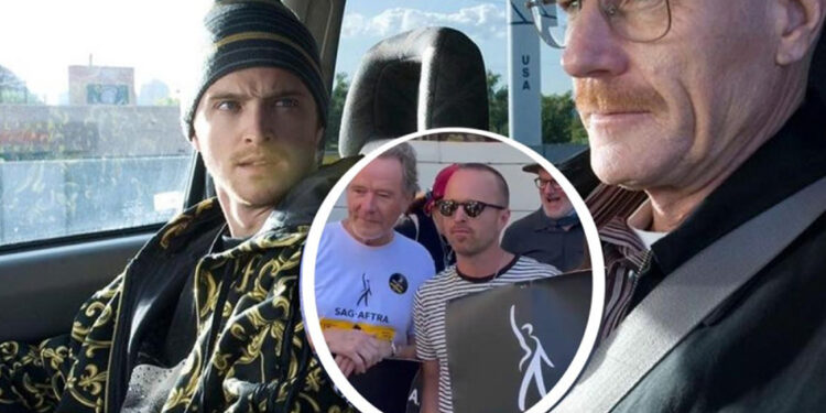 Reparto de ‘Breaking Bad’ se reúne y apoyan huelga de Hollywood; «estamos peleando por una causa justa»