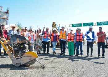 Arranca rehabilitación de puentes elevados con banderazo del alcalde Elías Retes