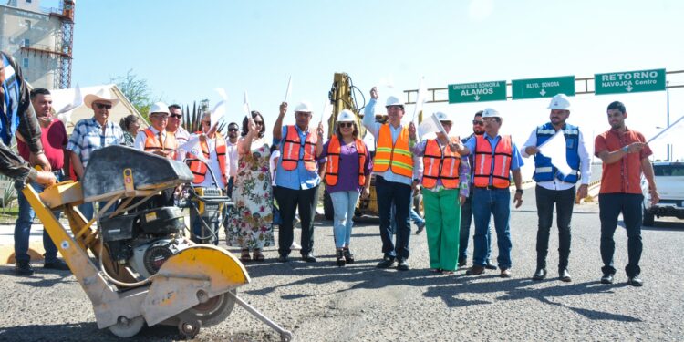 Arranca rehabilitación de puentes elevados con banderazo del alcalde Elías Retes