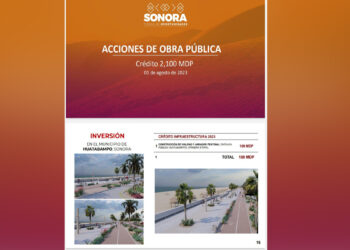 Gobernador Alfonso Durazo ratifica la construcción de la obra del Malecón para Huatabampito.