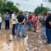 Supervisa Jorge Elías Retes zonas afectadas por la lluvia