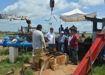 OOMAPASN rehabilita el pozo  LA POTABLE