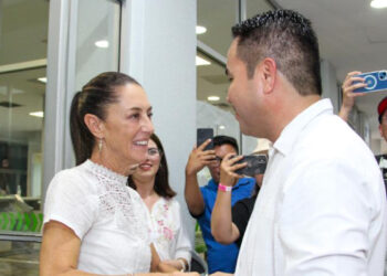 Reconoce Claudia Sheinbaum trabajo de Heriberto Aguilar en Sonora