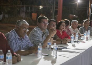Vecinos de la colonia nueva generación reconocen el trabajo del alcalde Jorge Alberto Elías Retes