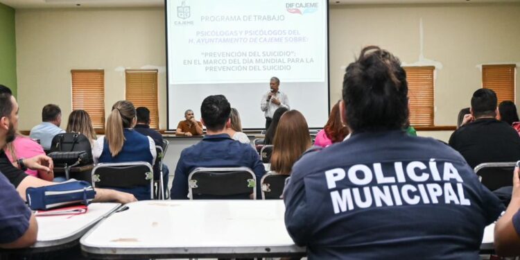 Realizan mesas de trabajo para la prevención del suicidio