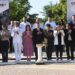 Alcalde Javier Lamarque  Cano encabeza izamiento de bandera y desfile cívico militar