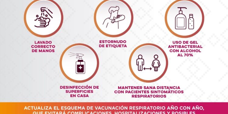 Recomiendan secretarías de Salud y de Educación y Cultura, mantener medidas de prevención de enfermedades respiratorias agudas