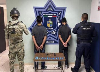 SSPM  aprehende a dos sujetos por portación de arma de fuego