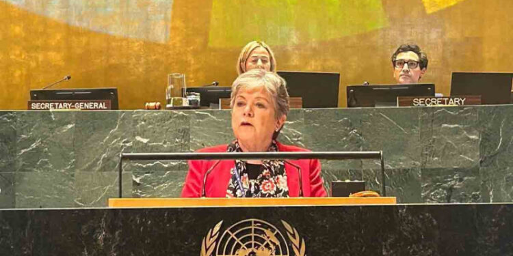 Alicia Bárcena representa a López Obrador en Asamblea de la ONU