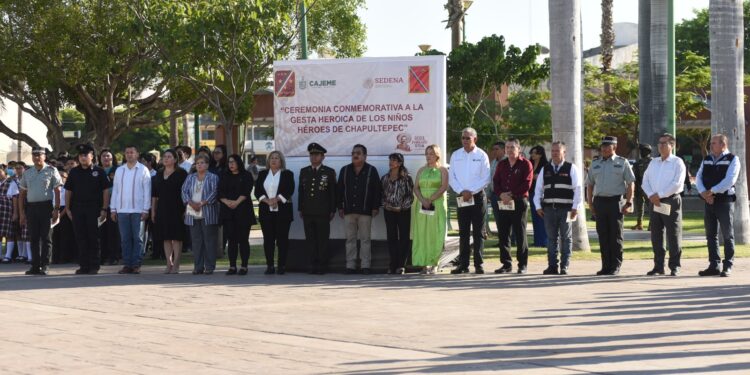 Conmemoran el 176 aniversario de la gesta heroica de Chapultepec